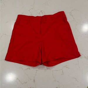 J Crew Reimagined Orange Women's Shorts size 8
